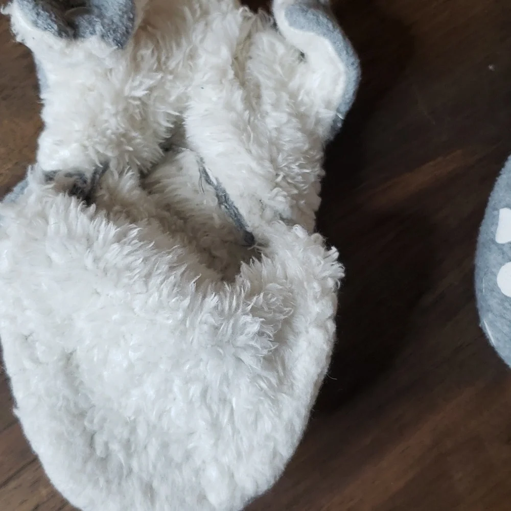 MYGGPP Polar Fleece Bootie Slippers Sz 6-12M
